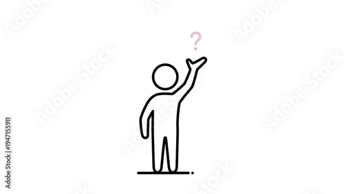 Man with Question Mark.