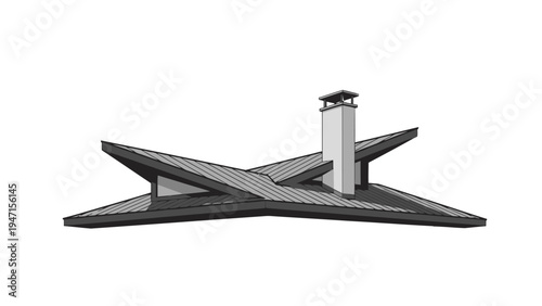 Modern UFO Design Concept.