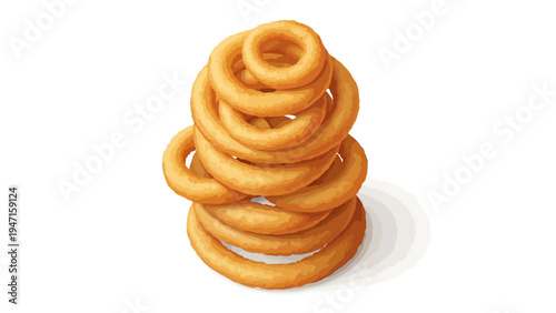 Stack of Onion Rings.