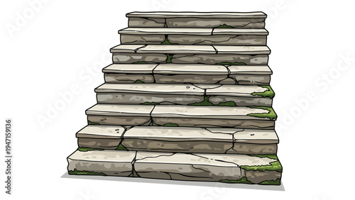 Stacked Stone Blocks.