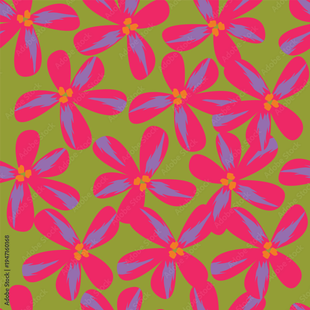 Fototapeta premium seamless floral pattern