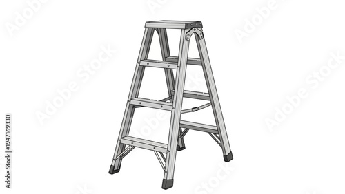 Metal Step Ladder Tool.