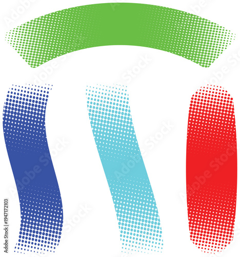 A pixelated landscape featuring a large green cloud and a mysterious figure below