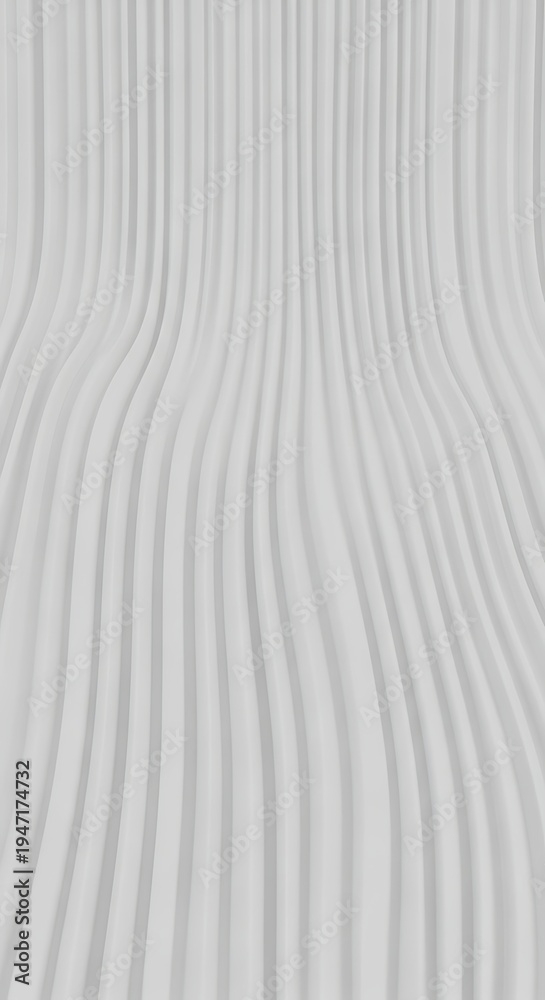 Obraz premium White Wavy Lines Pattern Background Texture.