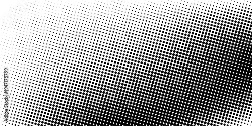 Set of halftone dots gradient pattern texture isolated on white background. Straight dotted spots using halftone circle dot raster texture. Vector blot half tone collection.