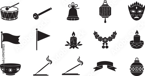 Abstract geometric patterns with a mix of vertical lines and pixelated textures