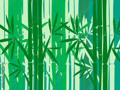 bamboo background vector illustration