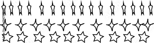  Perfect for design, decoration, and creative projects with various shapes .vector illustration .