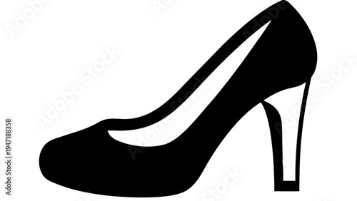 High heel shoes vector icon