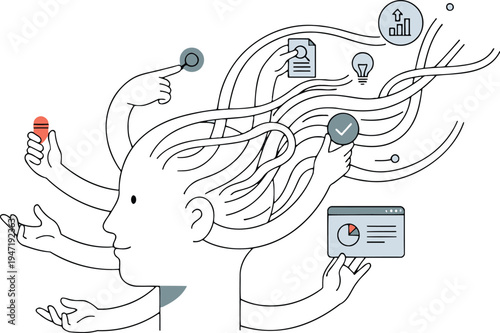 A resourceful individual expertly handles creative tasks and business analysis with multiple abilities