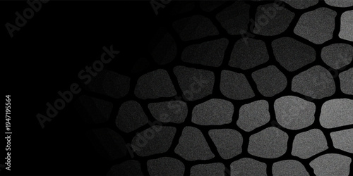 Grey gradient grain texture background gray black white monochrome smooth grainy backdrop design copy space