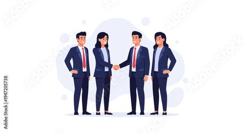 Business people shaking hands, agreement, partnership, teamwork, success, professional meeting