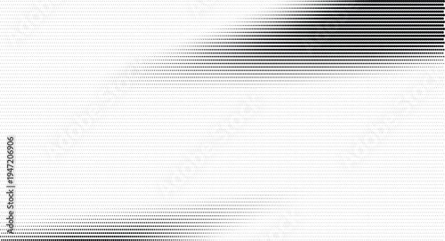 Abstract dot pattern creates a gradient effect with a sense of depth and movement across the canvas isolated on transparent background, Vector, illustration
