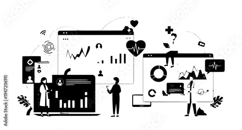 Digital Health Data Analysis Concept for Patient Care and Medical Research