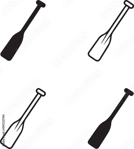 Isolated Dragon Boat Paddle Icon Design, Dragon Boat Paddle icon, Dragon Boat Paddle vector, traditional water sport concept, dragon boat festival activity