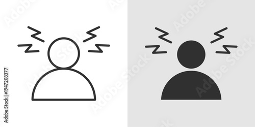 Pain Relief Icon representing analgesic care, symptom management, physical comfort, medication, and therapies aimed at reducing pain and promoting wellness.