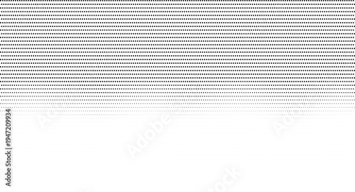 A dense pattern of black and white dots forms a textured background with a subtle visual rhythm. isolated on transparent background, Vector, illustration