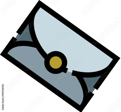 Closed envelope icon illustrating digital correspondence, email exchange, and direct message delivery, representing important notification and online contact concepts