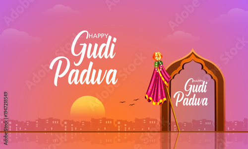 Gudi Padwa Lunar New Year celebration in Maharashtra of India