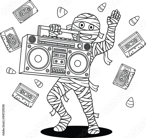 Insect silhouette illustration set, butterfly bee beetle ant dragonfly ladybug caterpillar artwork, entomology vector drawing concept