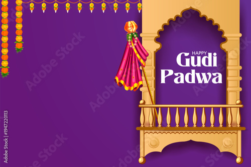 Gudi Padwa Lunar New Year celebration in Maharashtra of India