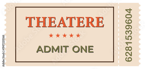 concert ticket for one person