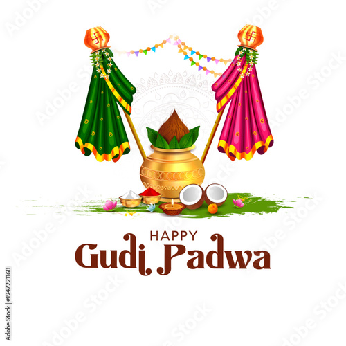 Gudi Padwa Lunar New Year celebration in Maharashtra of India