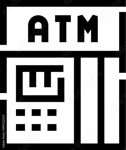 Atm machine delivering convenient banking services and facilitating cash transactions, offering users quick access to funds and managing finances with ease