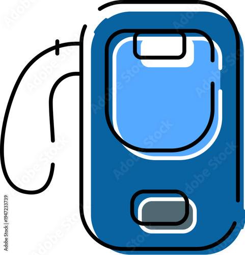 Waterproof pouch protecting a smartphone during water sports, providing essential protection for electronic devices in aquatic or outdoor environments while keeping them accessible