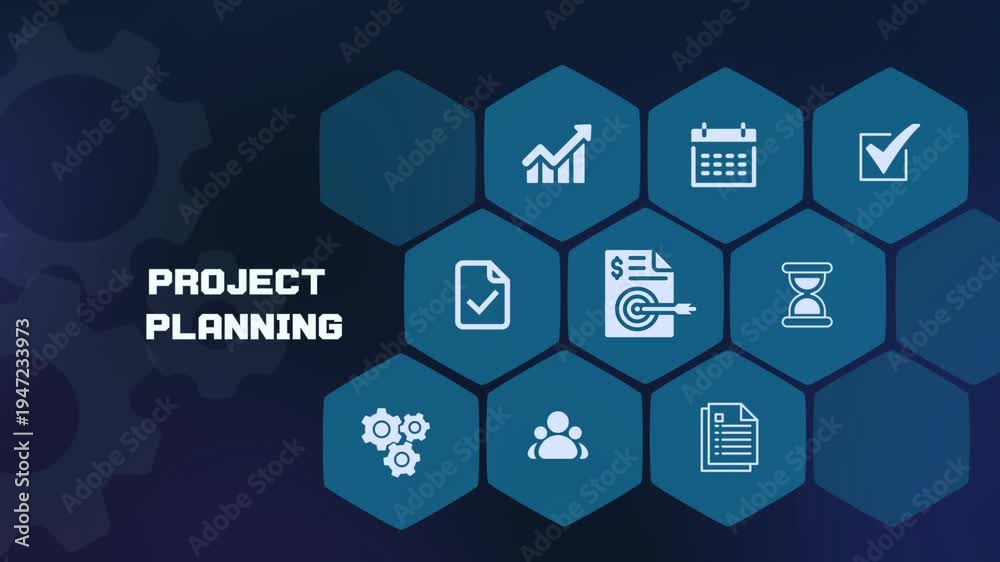 Project planning and task management dashboard with digital calendar ...