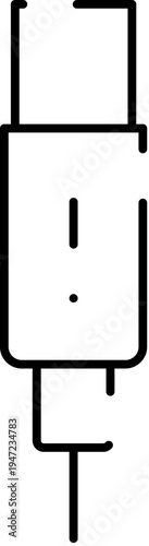 Usb c connector displaying technology and connection concepts, illustrating modern hardware for universal electronic device linking and power delivery