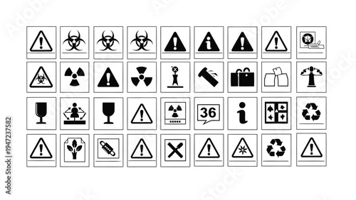 Ancient symbols and glyphs from various historical and mythological traditions Vector