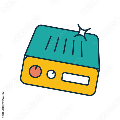 Amplifier vector icon