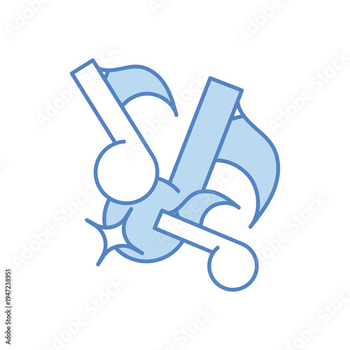 Music Note vector icon