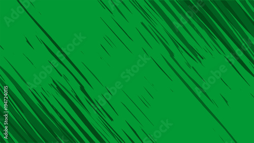 Abstract green background with diagonal brush streak  sport pattern