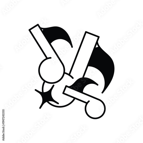 Music Note vector icon