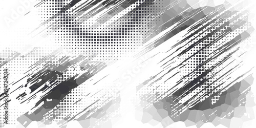 Dots halftone white and blue color pattern gradient grunge texture background. vector illustration.