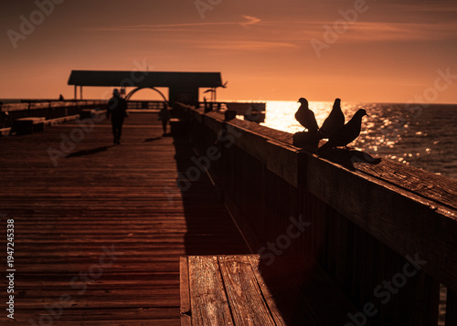 sunrise on the pier