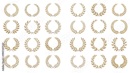 Collection of interconnected circular arrows in a grid pattern Vector