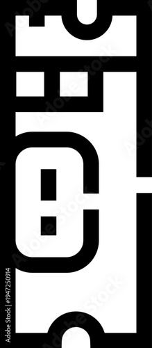 M.2 solid state drive icon depicting a slim ssd module for fast data storage and system upgrades, minimalist black outline for tech, computing, servers, laptops, motherboards