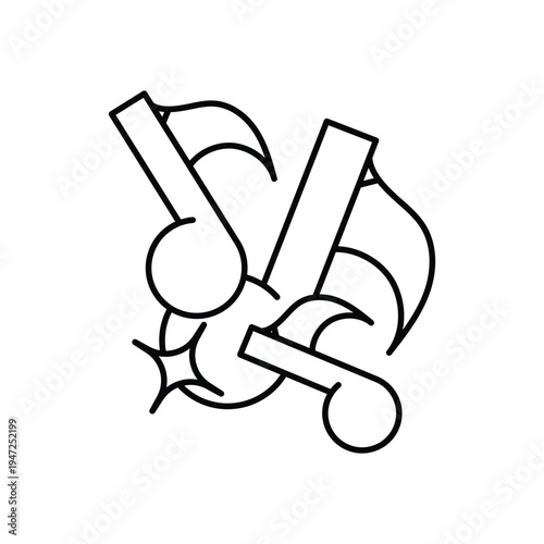 Music Note vector icon