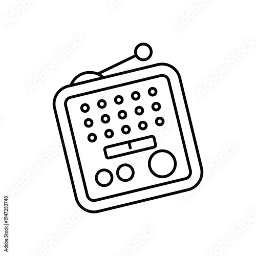 Radio vector icon