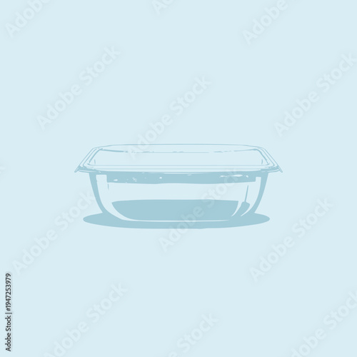 Transparent Plastic Storage Container with Secure Lid for Organizing Kitchen Pantry or Storing Leftovers in Refrigerator Safe and Durable for Daily Use