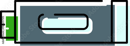 Usb drive icon illustrating essential technology for connecting devices, storing important information, and sharing digital content across various platforms and networks