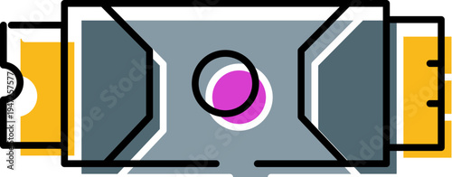 Solid state drive - ssd - icon on white background, vector illustration representing fast nvme storage and modern computer hardware for pcs, servers, cloud and high performance systems