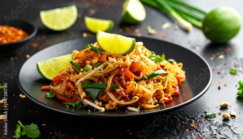 Wallpaper Mural Pad Thai thailändisches Nudelgericht Torontodigital.ca