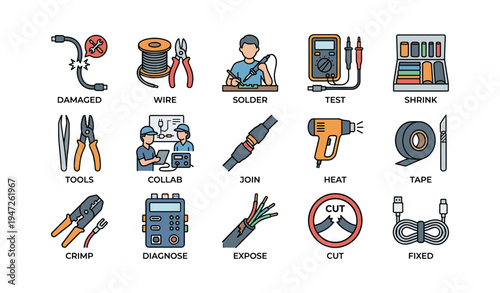Electronics repair tools and techniques collection
