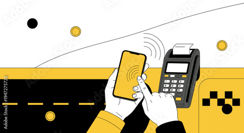 Contactless Payment with Smartphone and Taxi Service