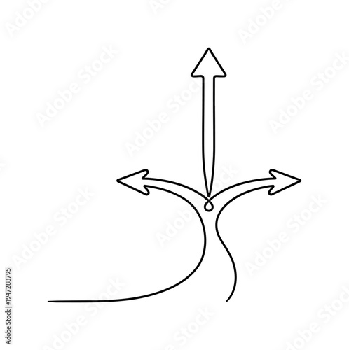 Clear decision making and confident direction in a modern professional environment where individuals evaluate options and choose a focused path toward meaningful goals and steady progress, a