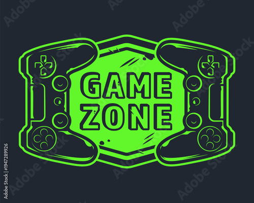Gaming zone with controllers